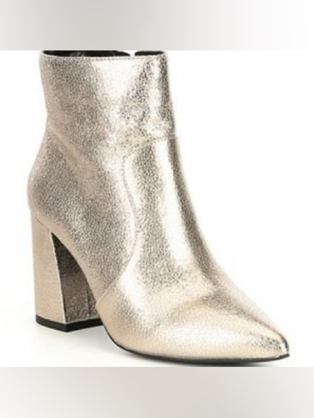 5.5 Gianni Bini gold metallic booties